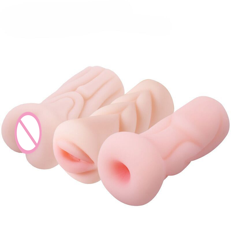Masturbador masculino de Garganta Profunda realista 4D, boca Artificial de silicona, Vagina, Anal, erótico, Sexo Oral, Juguetes sexuales para hombres