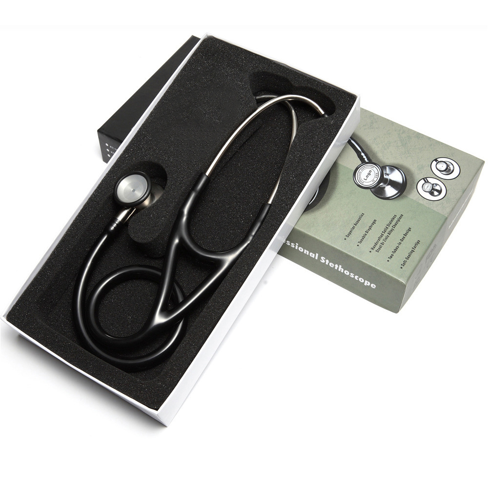 AiQUE stéthoscope médical double tête professionnel phonendoscope accessoires Endoscope coeur pour infirmière médecin étudiant