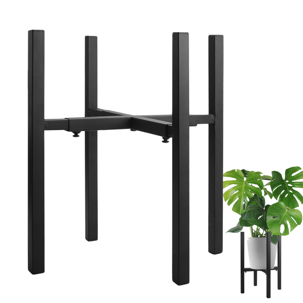 Soporte ajustable para plantas, apto para macetas de 12, 13, 14, 15 y 16 pulgadas, soporte para macetero de Metal, fácil montaje, estantes expandibles para plantas, muebles