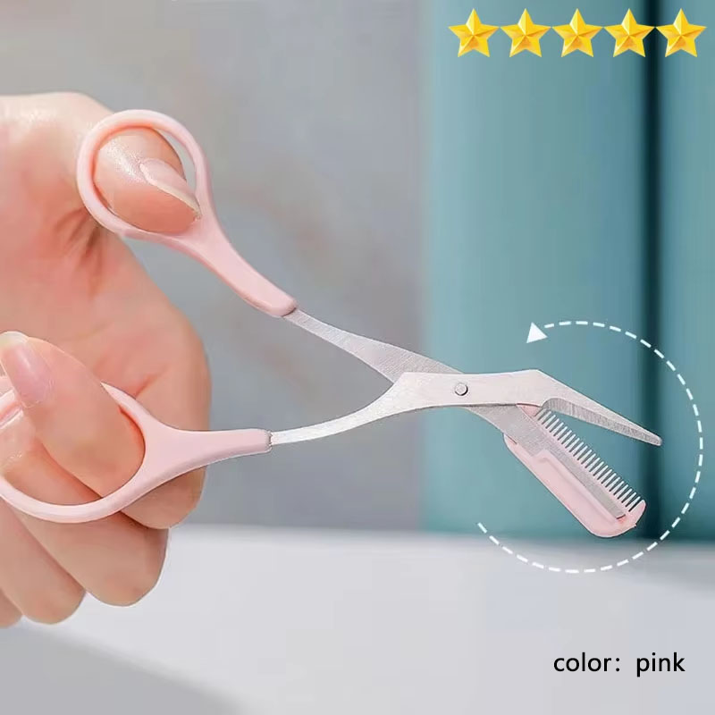 【Hot sales】Eyebrow Trimmer with Eyebrow Comb Small Comb Eyebrow Trimmer Card Package Beginner Eyebrow Trimmer Eyebrow Trimmer