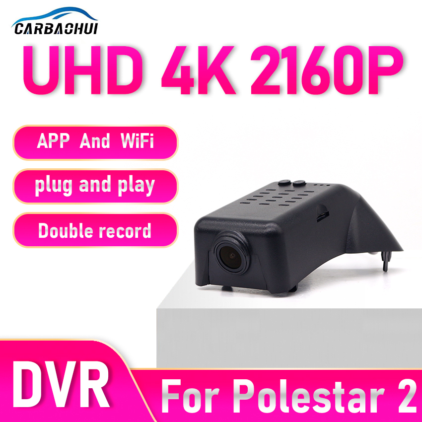 New! Dash Cam 4K for Polestar 2 Polestar2 2026 2025 2024 2023 2022 2021,Plug and Play Car DVR Dashcam Camera Video Recorder