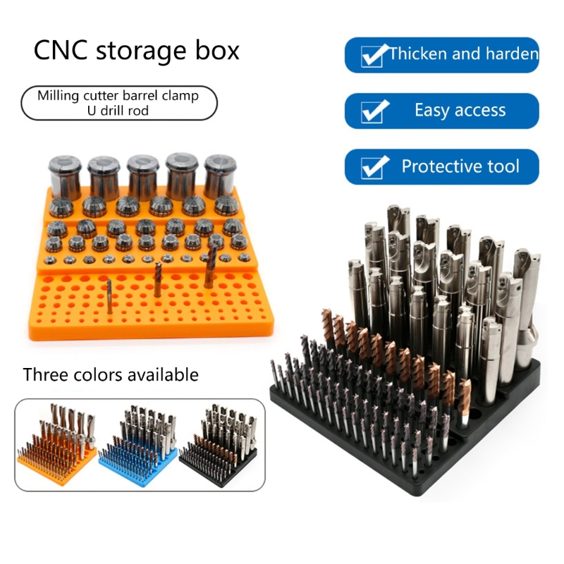 Bohrer-Aufbewahrungsbox, Fräser, Bohrer, Veredelungen, Koffer, 131 Löcher, M4YD