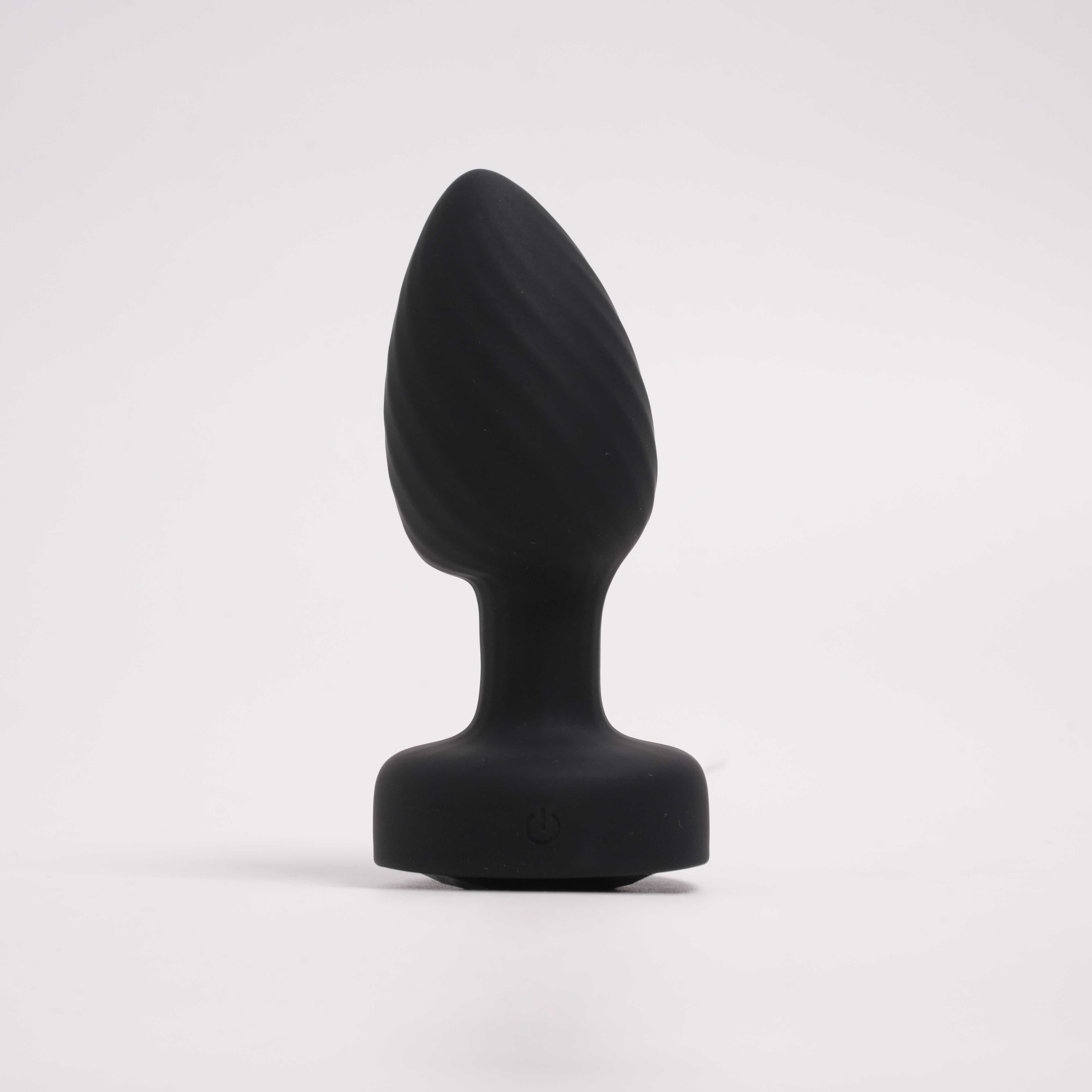 360 °   การหมุน Vibrating Anal Plug รีโมทคอนโทรล Vibrating Butt Plug 7 สี LED นวดต่อมลูกหมากผู้ใหญ่ Anus Sex ของเล่น