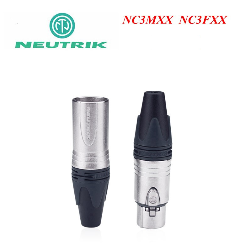 20 piezas/lote para conector NEUTRIK, 10 Uds. NC3MXX y 10 Uds. NC3FXX macho y hembra Un conjunto de conector XLR de 3 pines con!