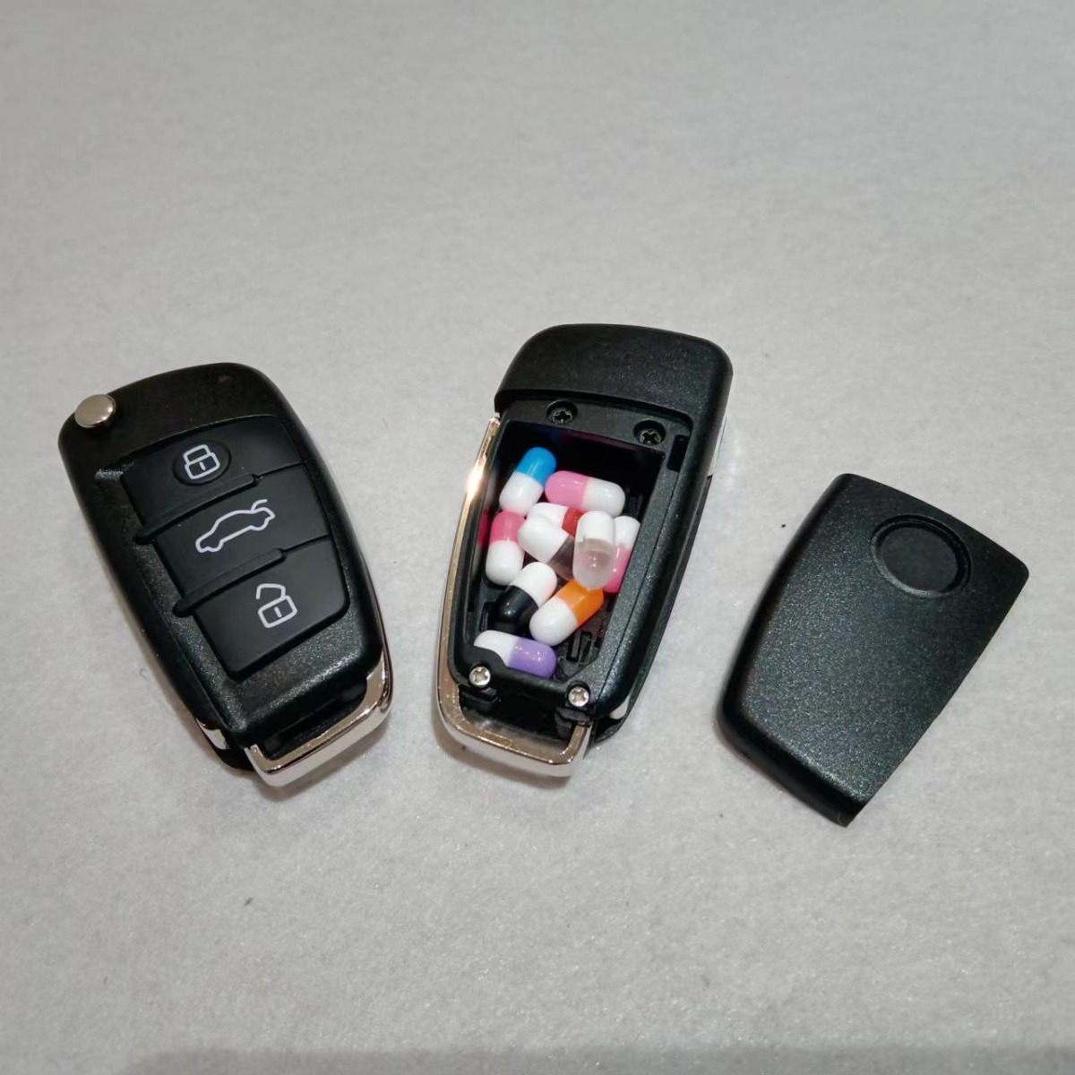 収納 模造車の鍵の保管、お金や薬の保管、偽の車の鍵の保管、隠されたタブレットボックス