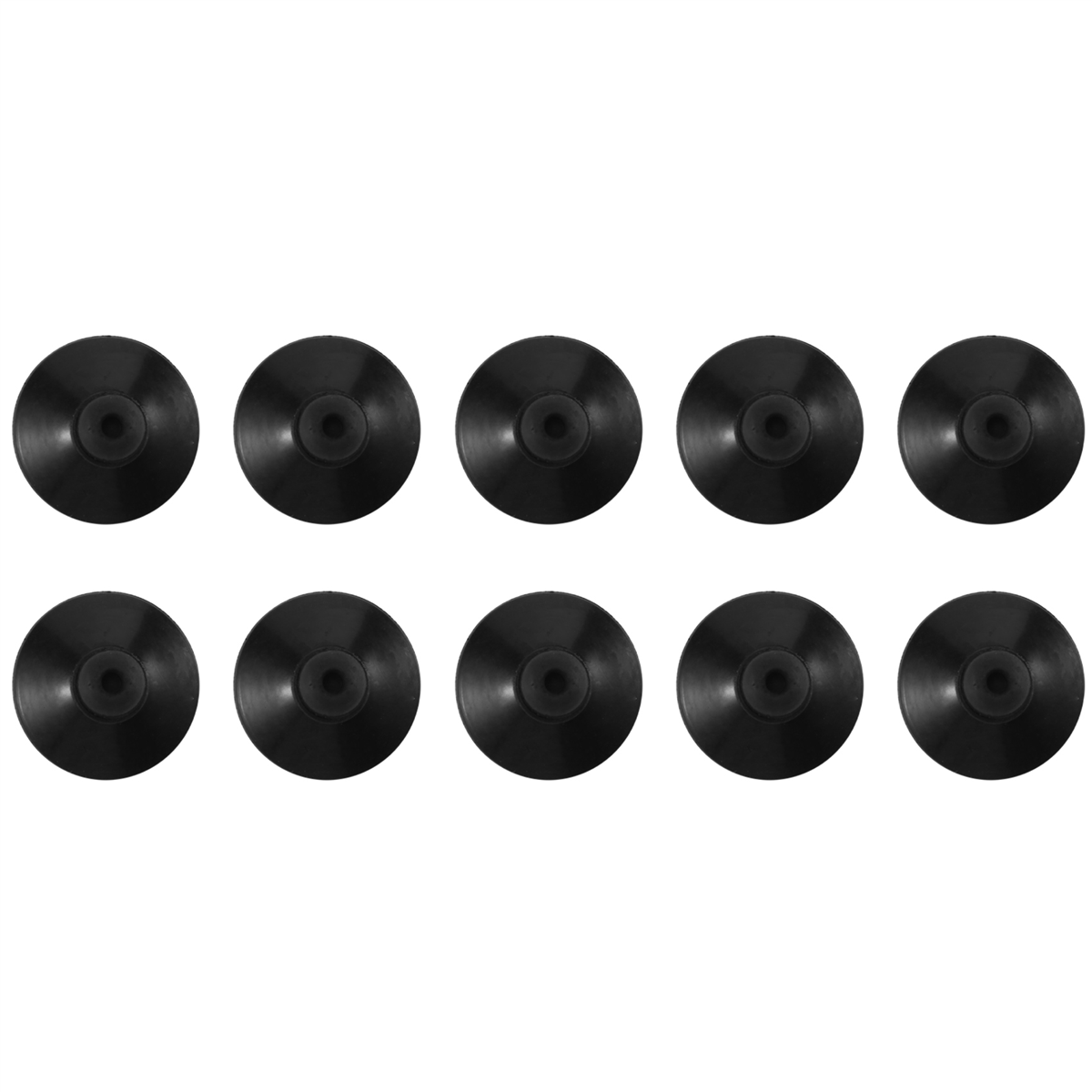 10 x ventosa de goma negra de 27mm con Clip para bomba de tanque de peces de acuario
