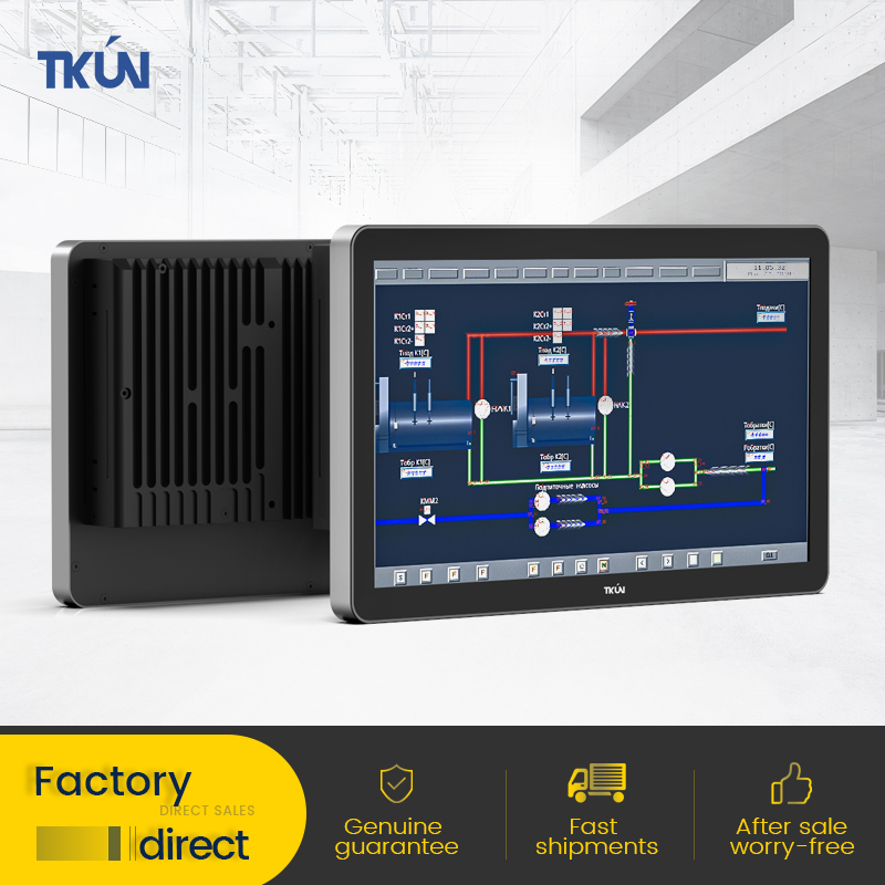 TKUN Instalación integrada de 13,3 pulgadas de tableta PC industrial Pantalla táctil de máquina todo en uno P133CC