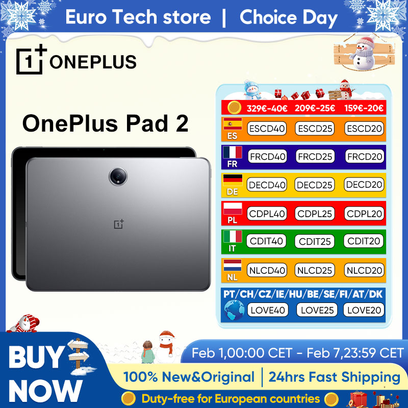 OnePlus Pad 2 Snapdragon 8 Gen 3 16GB + 512GB Tensão 12,1 ''144Hz Tela 67W SUPERVOOC 13MP Câmera OS 14.1 2024 Pad Android