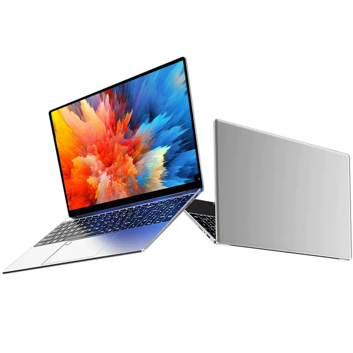 15.6Inch N5095 Notebook PC Featuring Up to 8GB of RAM, 256G Windows 11 Pro with a Stylish Black Backlit English/Russian Keyboard