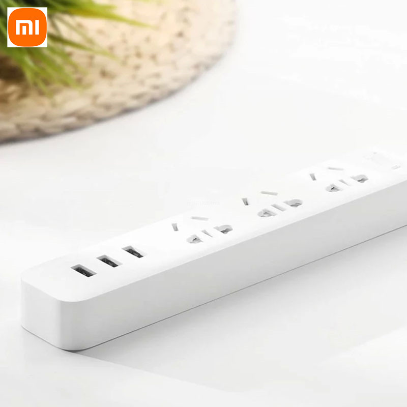 Xiaomi Chính Hãng Nhà Thông Minh Điện Tử Công Suất Dải Ổ Cắm Sạc Nhanh 3 Cổng USB Với 3 Ổ Cắm Phích Cắm Tiêu Chuẩn Dành Cho Nhà Thông Minh cuộc Sống
