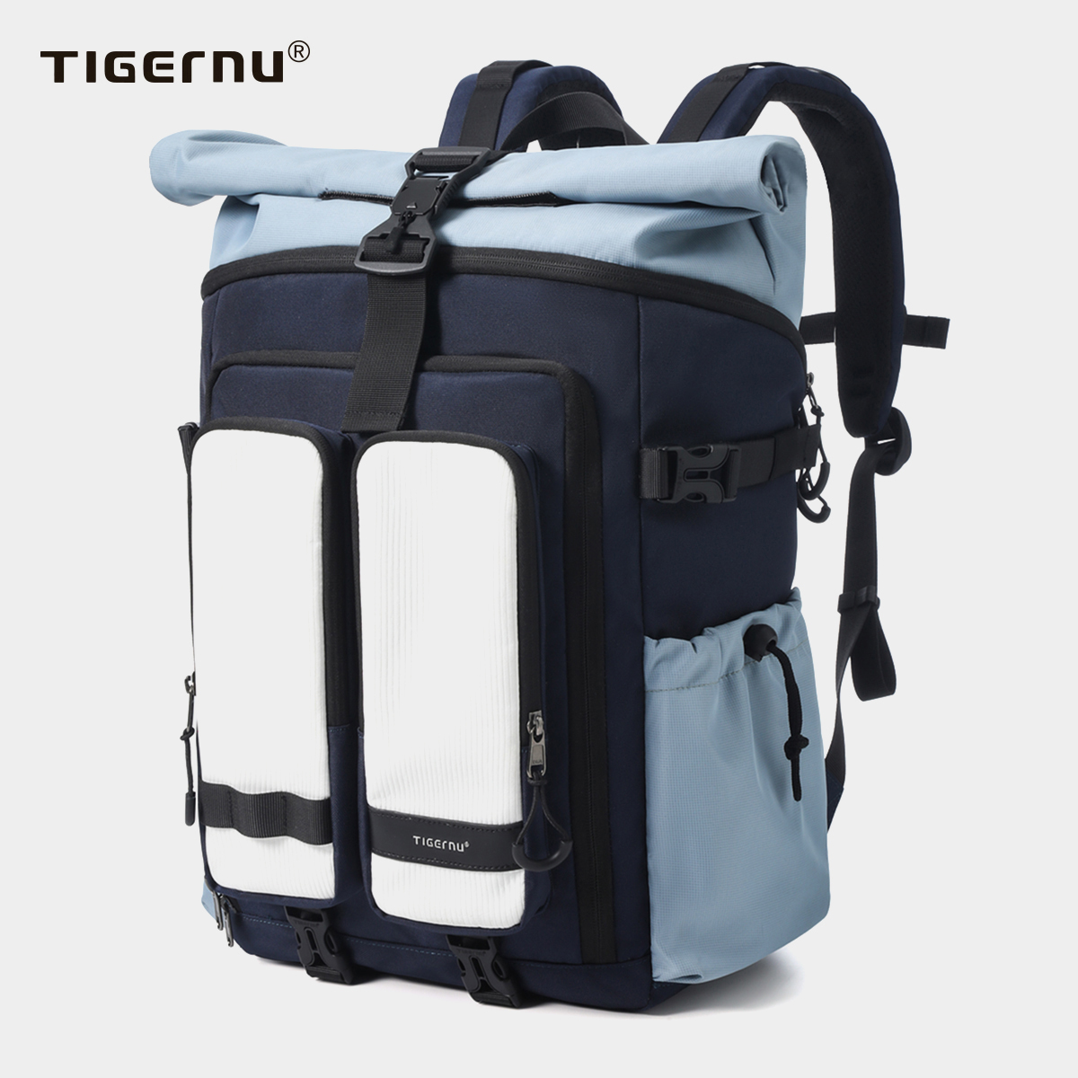 Tigernu แฟชั่นกระเป๋าเป้สะพายหลังผู้ชายกระเป๋าเป้สะพายหลังกระเป๋าโรงเรียนกระเป๋าเป้สะพายหลังเกาหลีกระเป๋าเป้สะพายหลังกลางแจ้งกระเป๋าเป้สะพายหลังเดินป่าสําหรับแล็ปท็อป