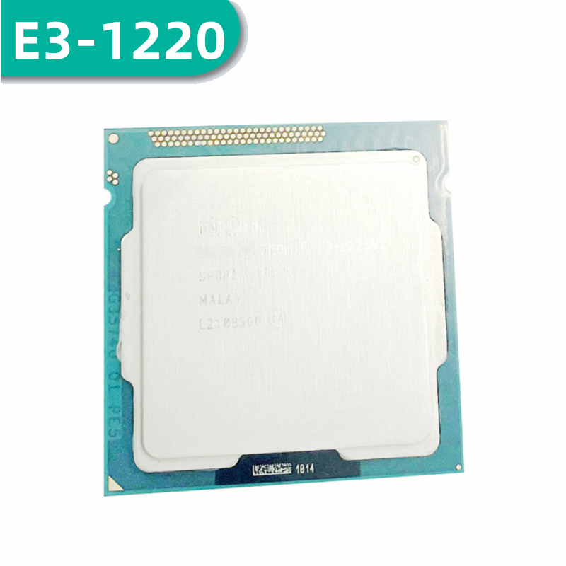 Xeon E3-1220 E3 1220 Procesador de CPU de cuatro núcleos y cuatro hilos de 3,1 GHz 8M 80W LGA 1155