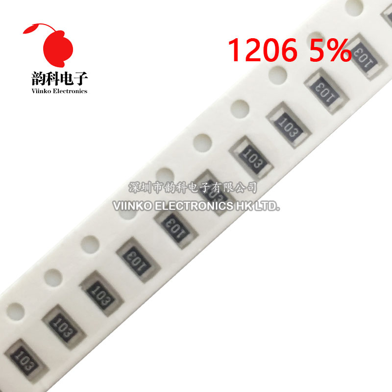 100 Uds 1206 5% resistencia SMD 0R ~ 10M 1/4W 0 1 10 100 150 220 330 ohm 1K 2,2K 4,7K 10K 100K 1R 10R 100R 150R 220R 330R 470R 1M