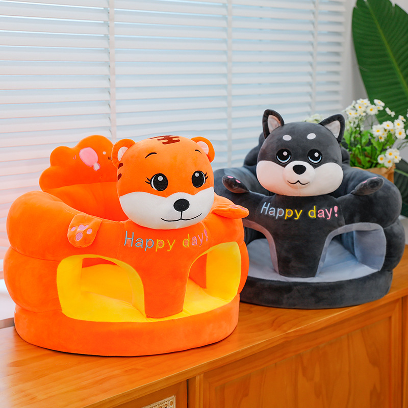 ベビー幼児用ぬいぐるみソファシート学習椅子安全背もたれ転倒防止スポンジベース滑り止め洗えるカバー卸売猿