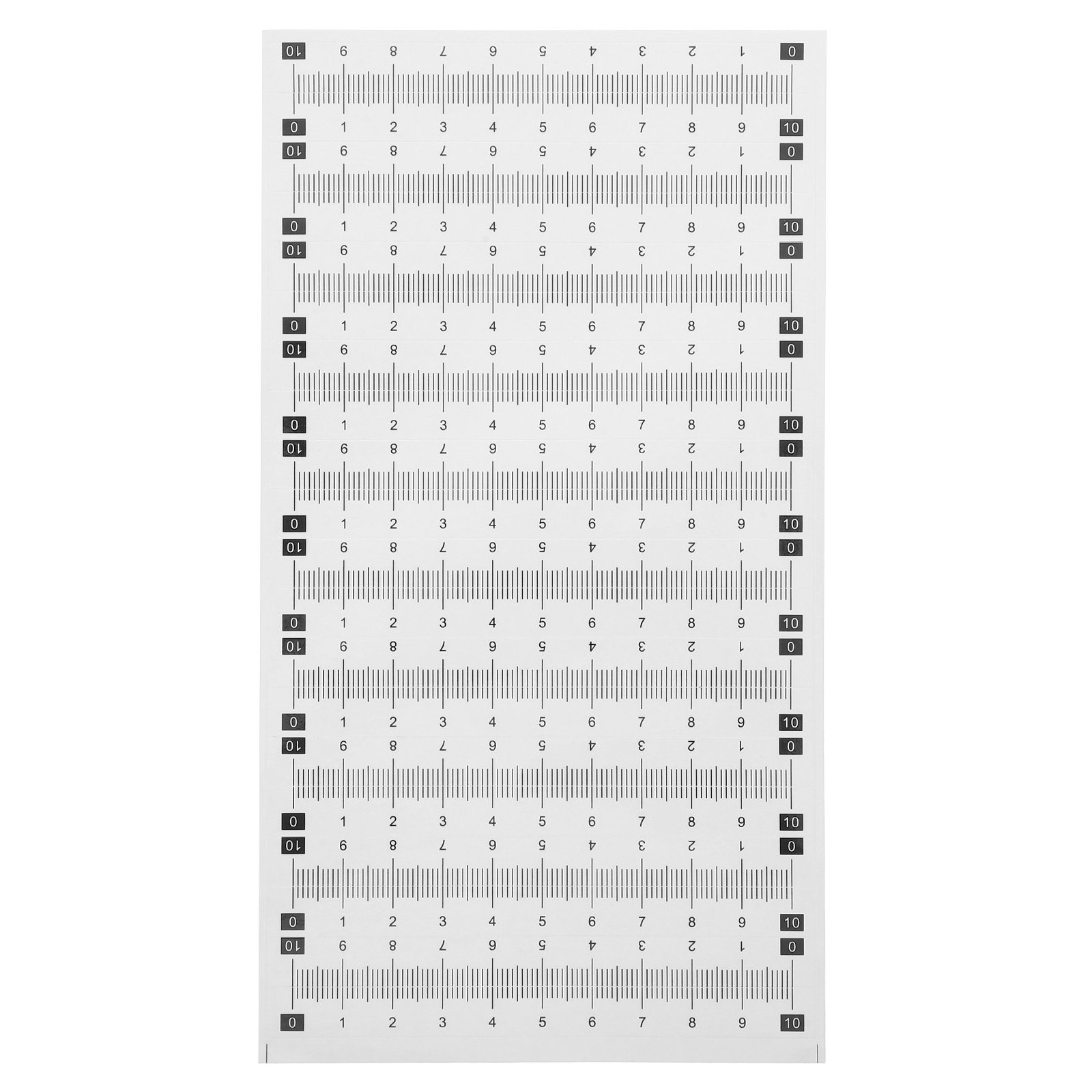 Measuring Tape Sticker Waterproof Adhesive Ruler For Boat Fish Measuring Transparent Scale Stick On Tool Diy Sewing