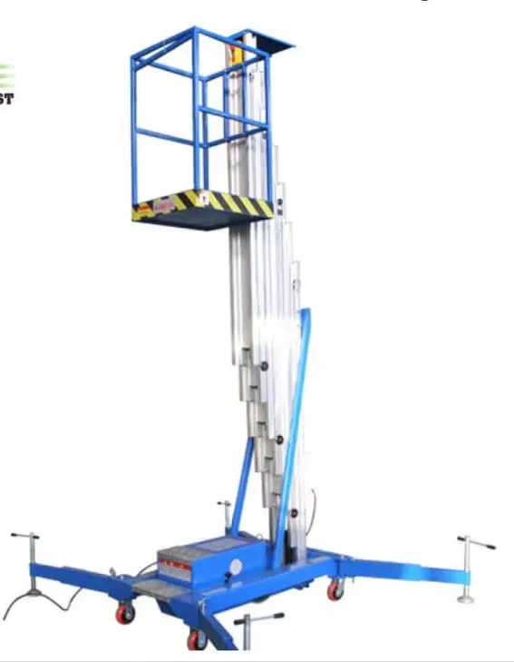 nuovo tavolo elevatore motorizzato per camion con piattaforma di lavoro aerea elettrica robusta in lega di alluminio Newton Reddot