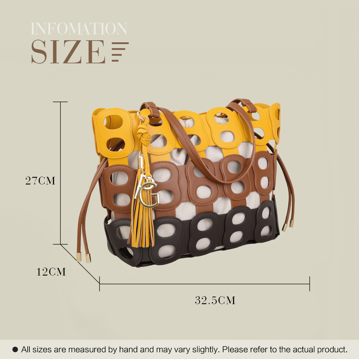 Женская сумка через плечо PG PATSY GARIS: Новая люксовая дизайнерская модель с ажурным дизайном, простой и элегантный стиль, большая вместимость, пляжная сумка-тоут