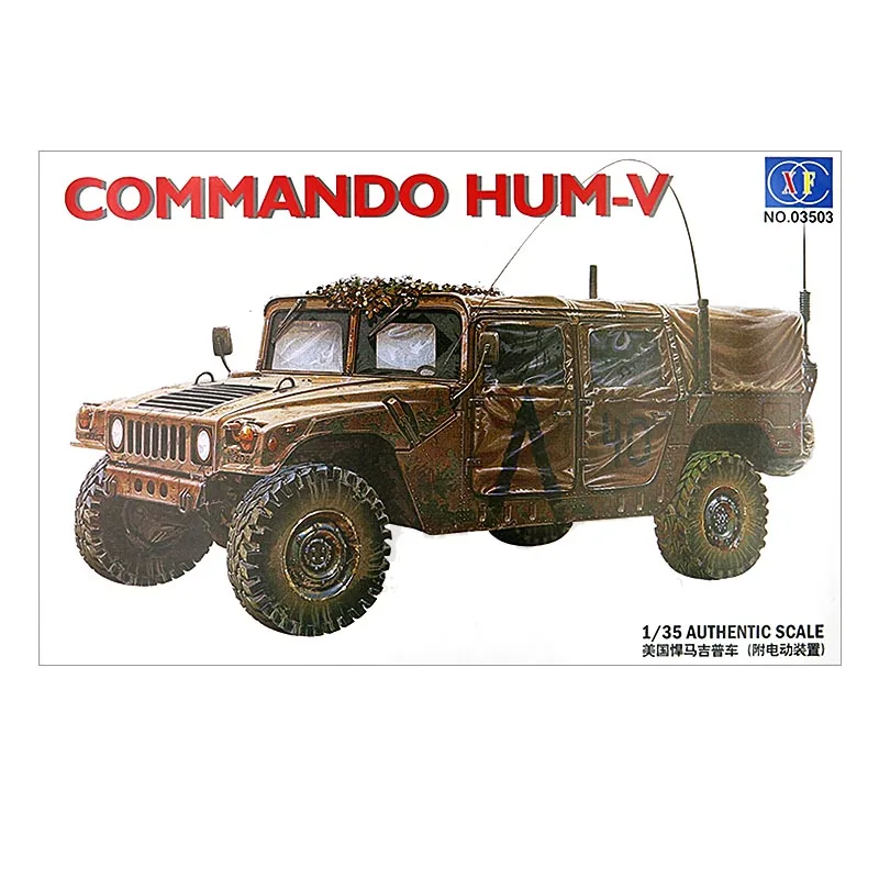 1/35 Hummer camión portador blindado asalto SUV Ejército de EE. UU. Jeep ensamblar modelo Kit