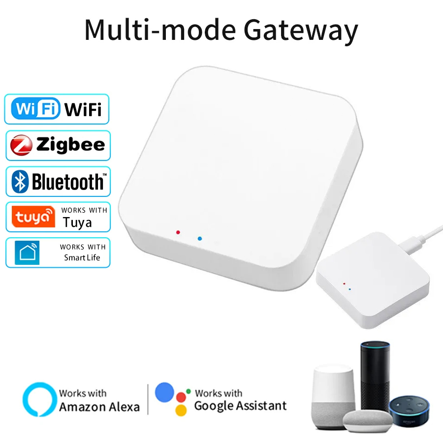 Zigbee Bluetooth Gateway Hub Tuya Smart Life Bezprzewodowy wielomodowy most zdalnego sterowania Obsługa Alexa Google Assistant Yandex