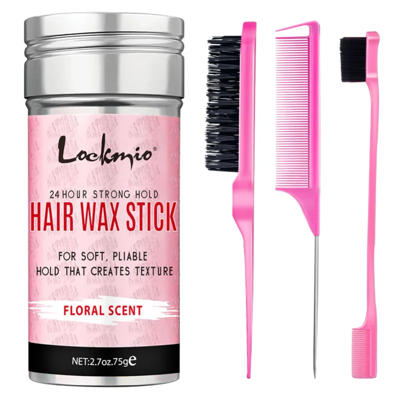 Professionele styling waxkit voor vrouwen, anti-kroezen pommade, gladmakend, kapotte rughaar modder, rommelige haren controle wax staaf