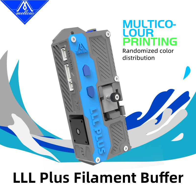 Morbido tampone di filamento LLL Plus per stampanti 3D fai da te Klipper/RRF/Marin Rilevamento rottura materiale Alimentazione automatica del filamento