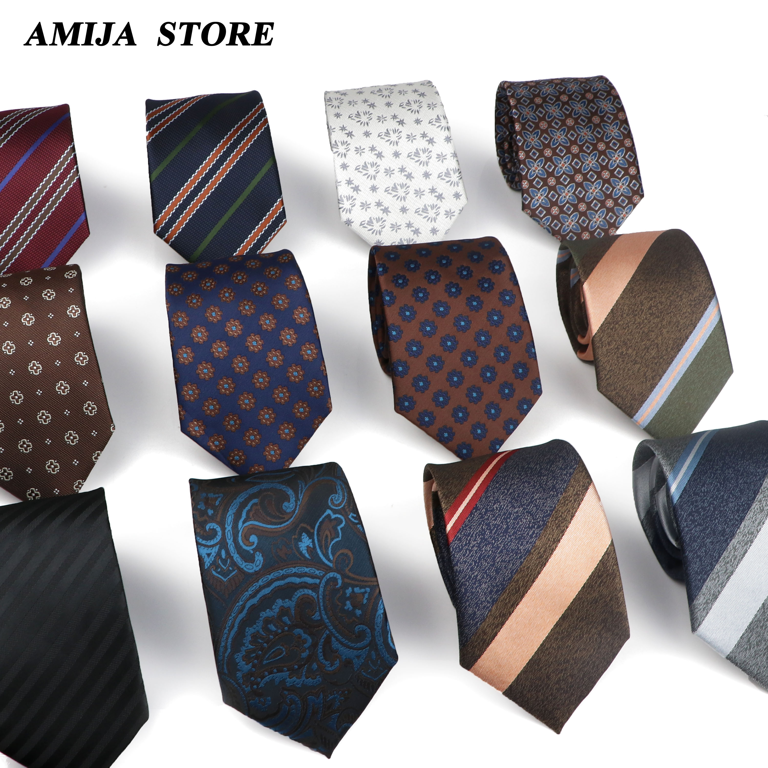 Corbata de diseño para hombre, corbata de rayas tejidas de Jacquard, accesorios de camisa, accesorios clásicos de oficina, 8cm, el más nuevo