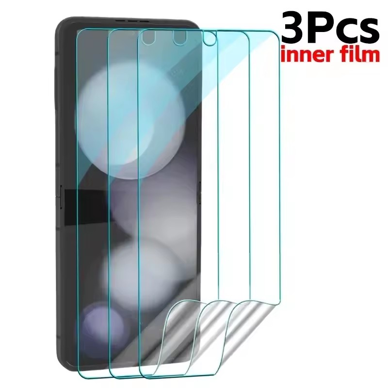 3 pezzi pellicola idrogel per Samsung Galaxy Z Flip Flip3 Flip4 Flip5 Flip6 Flip7 FE 5G per W23 W24 W25 protezione dello schermo di vibrazione