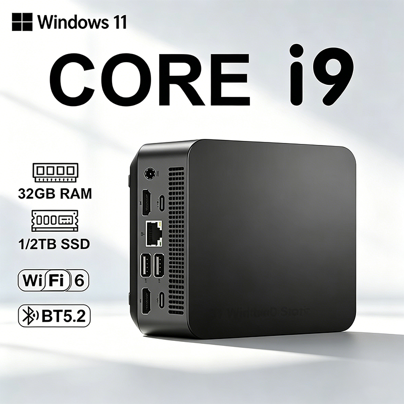 Core N95 MINI PC Windows 11 Pro Small Pocket Computer 32GB RAM 1TB 2TB SSD WIFI 6 BT5.2 4K HD Mini Gaming Office Study Pc