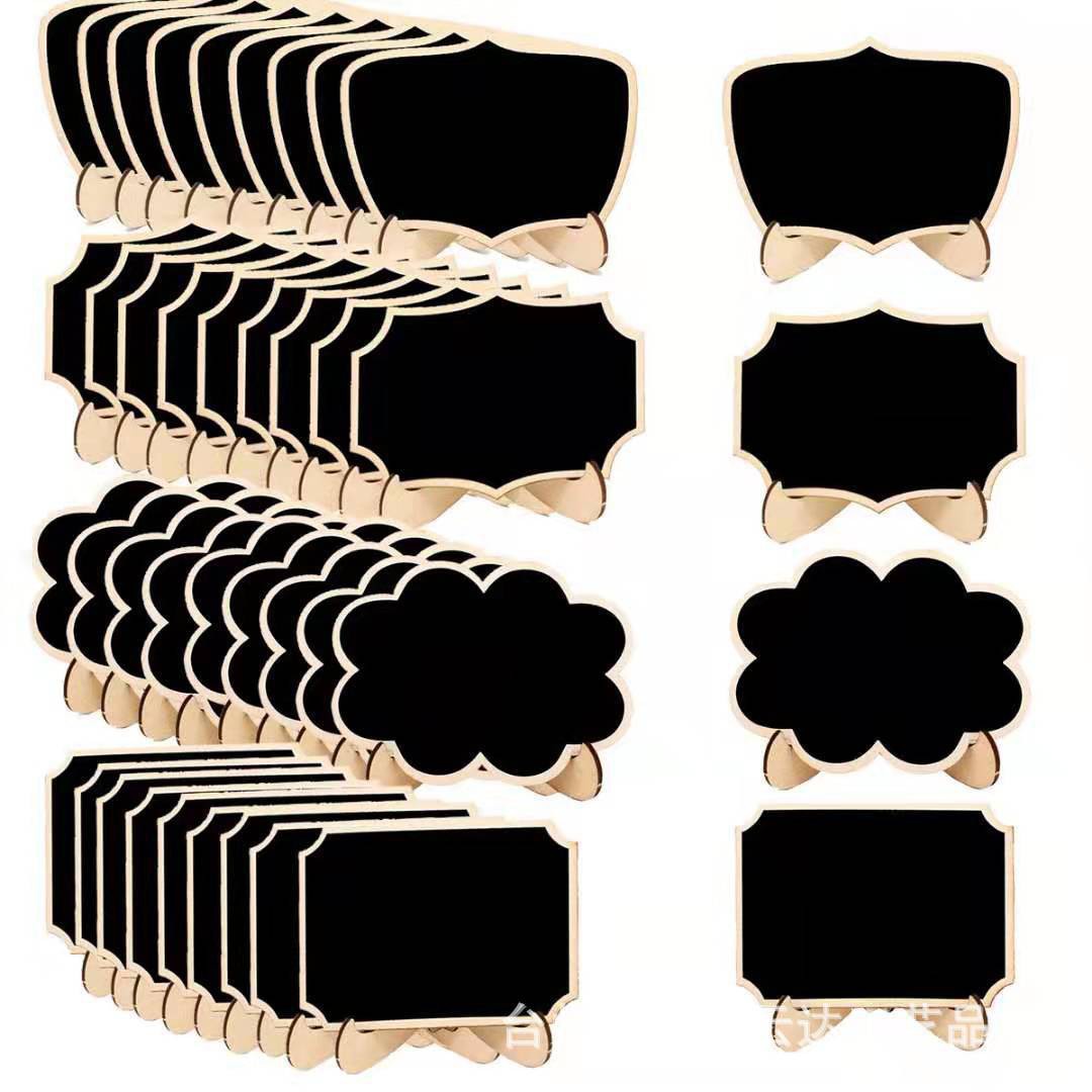 Mini pizarras con forma de encaje, soporte para tablero de mensajes, letreros para mesa, tarjetas para el hogar, cumpleaños, boda, fiesta, 10 Uds.