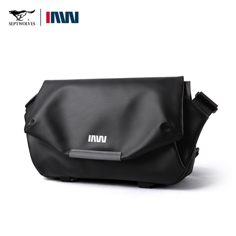 Septwolves – sac messager à boucle magnétique pour hommes, petit sac à bandoulière Simple et étanche, parapluie inférieur fixe