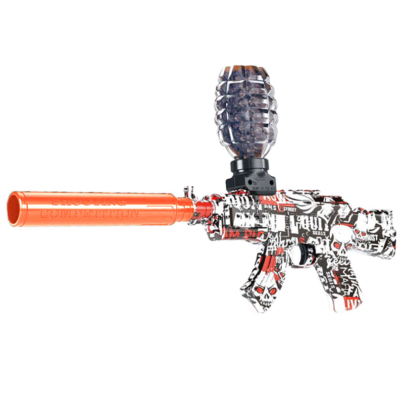 AK Elektrische Blaster-Pistole Spielzeug für Draußen Wiederaufladbare Automatische Schießpistole mit Gel-Kugeln Interaktives Spielzeug für Erwachsene Geschenk