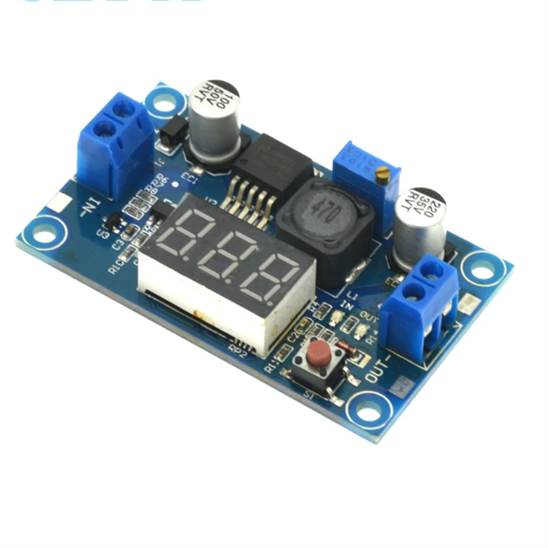 LM2596 DC DC ステップダウンコンバータ電圧レギュレータ LED ディスプレイ電圧計 4.0 〜 40 に 1.25-37V 降圧アダプタ調整可能な電源