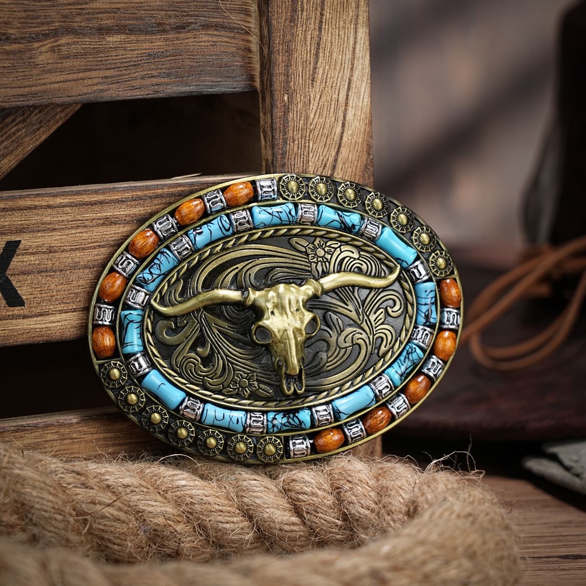 Western เข็มขัดหัวเข็มขัดเริ่มต้น Vintage-Cowboy Rodeo เงินขนาดใหญ่เข็มขัดหัวเข็มขัดสําหรับผู้ชายผู้หญิง