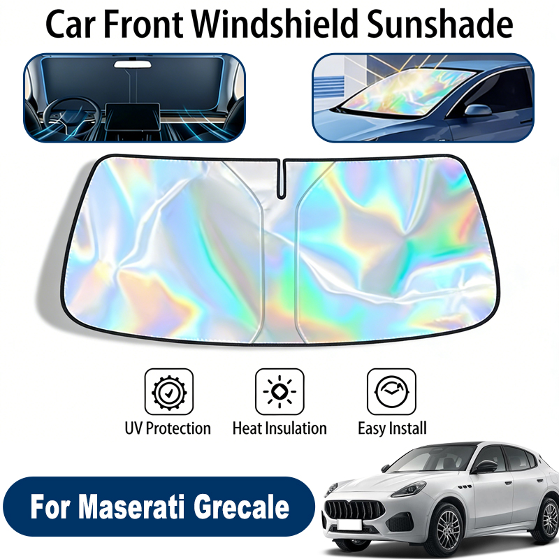 Pare-soleil pliable pour Maserati Grecale, protection solaire réfléchissante UV pour fenêtre avant, accessoires