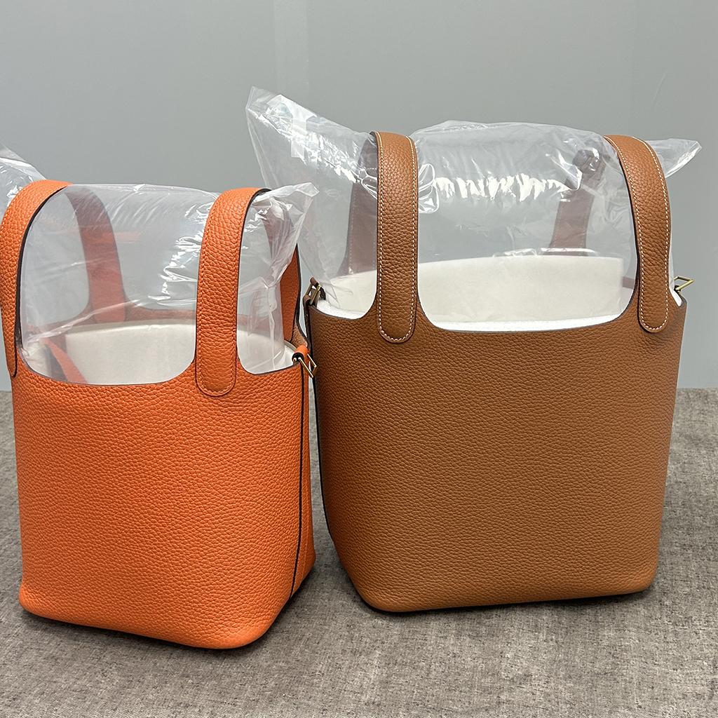 Bolsa Bucket de Alta Qualidade Mendy em Couro Genuíno, Tote Minimalista para Mulheres, Designer Original, Grande Capacidade