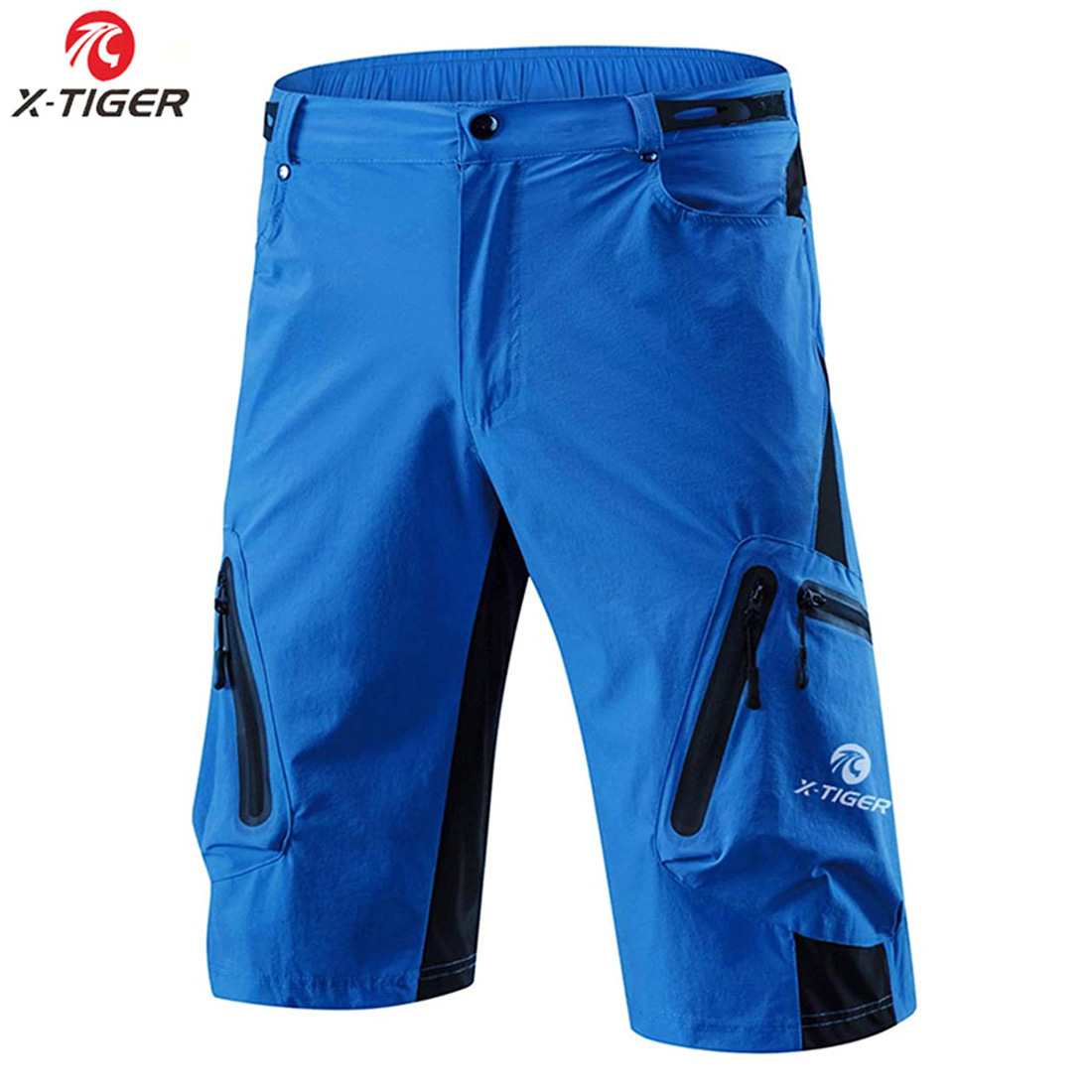 X-tiger – Short de vélo pour hommes, pantalon coupe ample, pour Sports de plein air, équitation, cyclisme, vtt