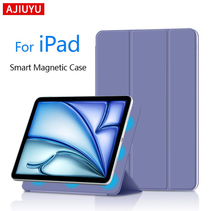 Smart Folio dla iPad Pro 11 1st 2nd 3rd 4th Case Air 11 13 inch M3 M2 Case For iPad 10th Air 6 5 4 10.9" Mini 7 6 Magnetic Cover