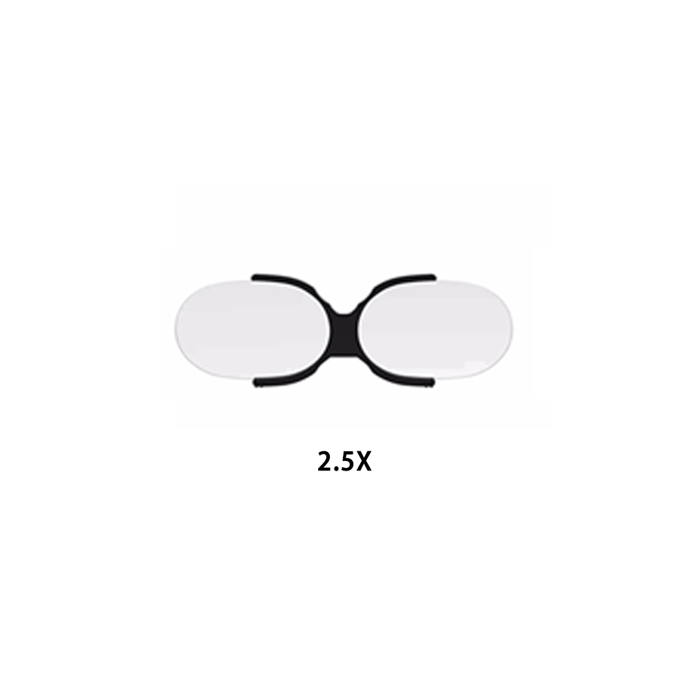 2,5 x lente
