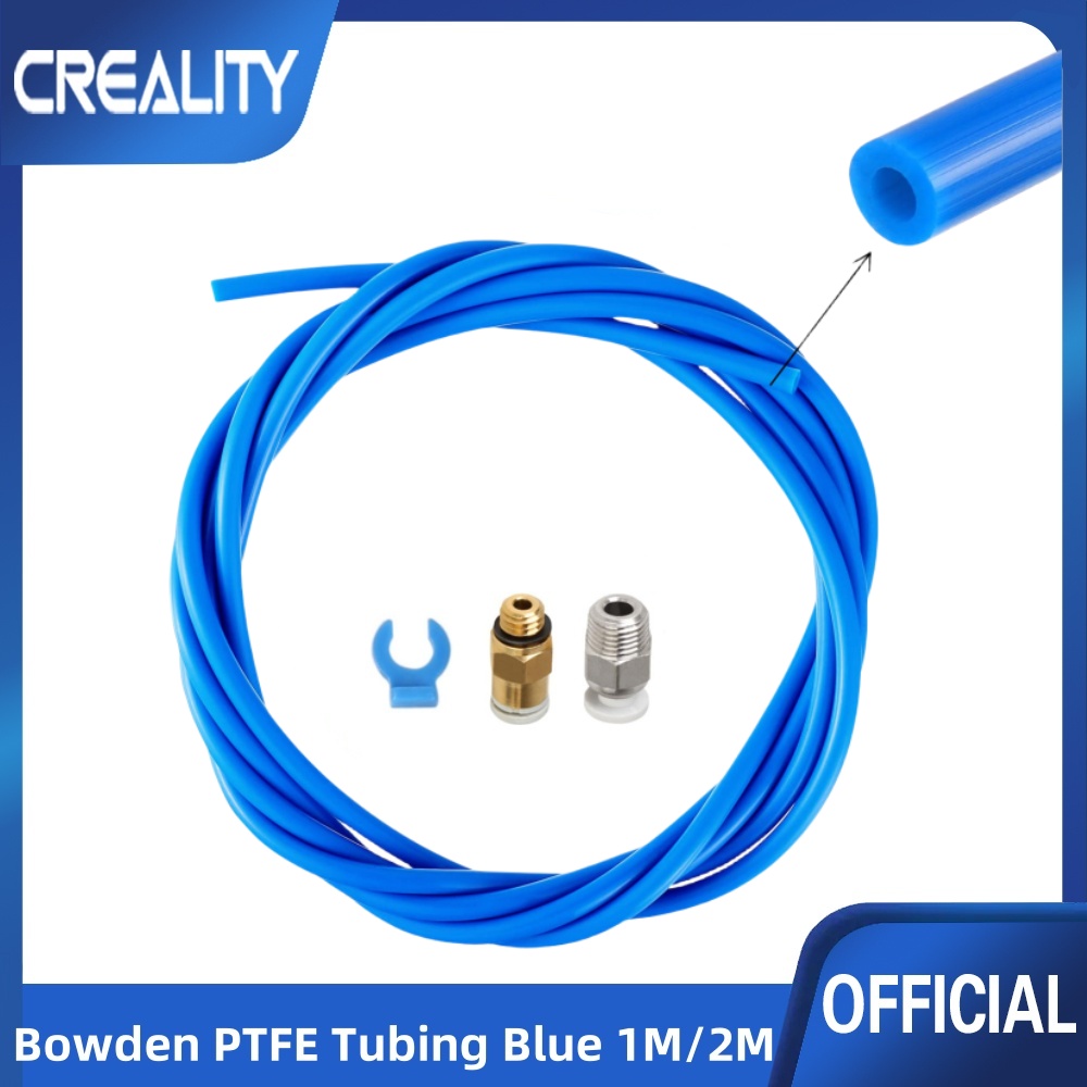CREALITY Bowden PTFE-slang Blauw 1M / 2M 3D-printeronderdelen voor 1,75 mm filament Premium PTFE-hars Geïmporteerd uit Japan