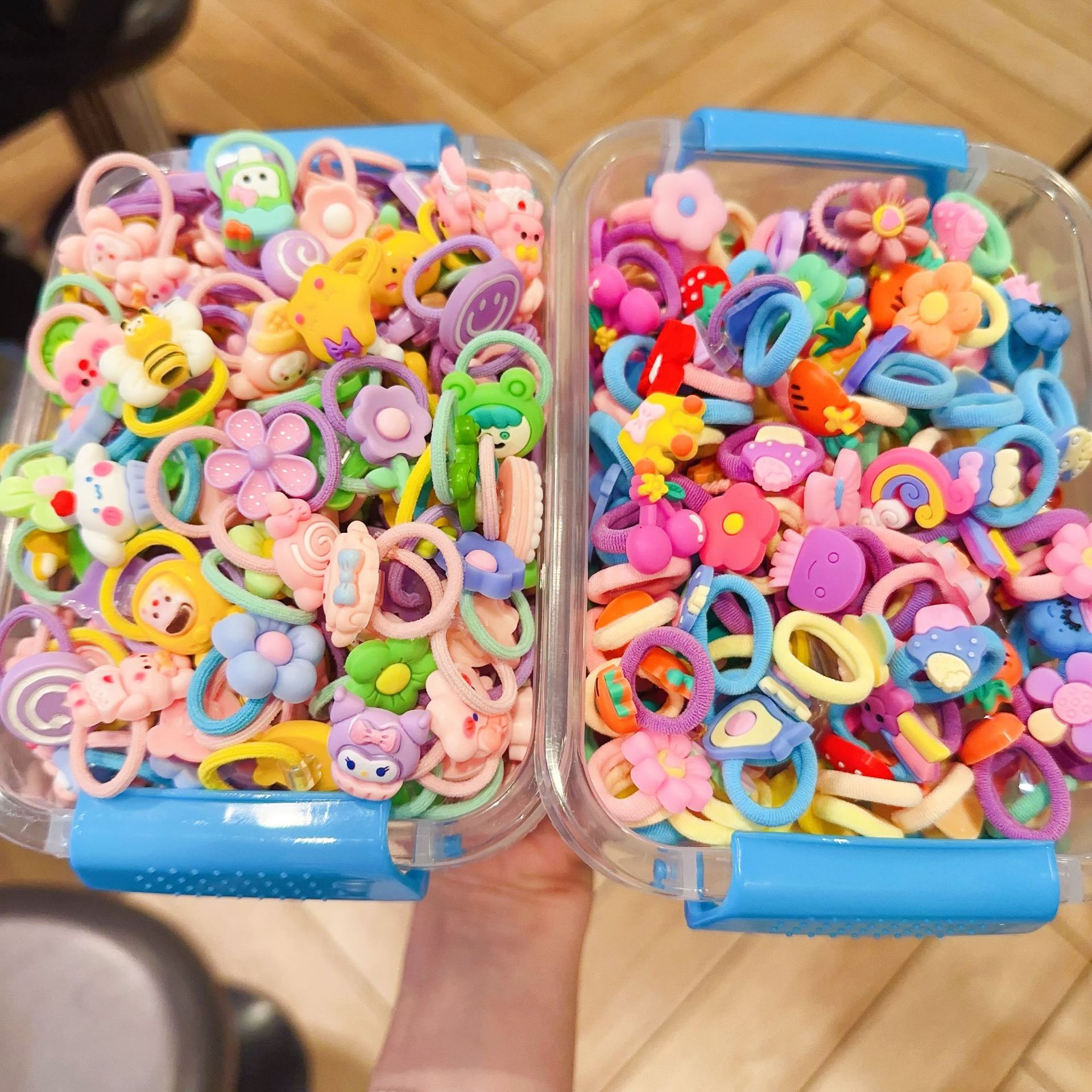 50/40/30 peças de elásticos fofos para crianças não prejudicarão pelos com boa elasticidade. Tiaras para bebês e meninas fofas
