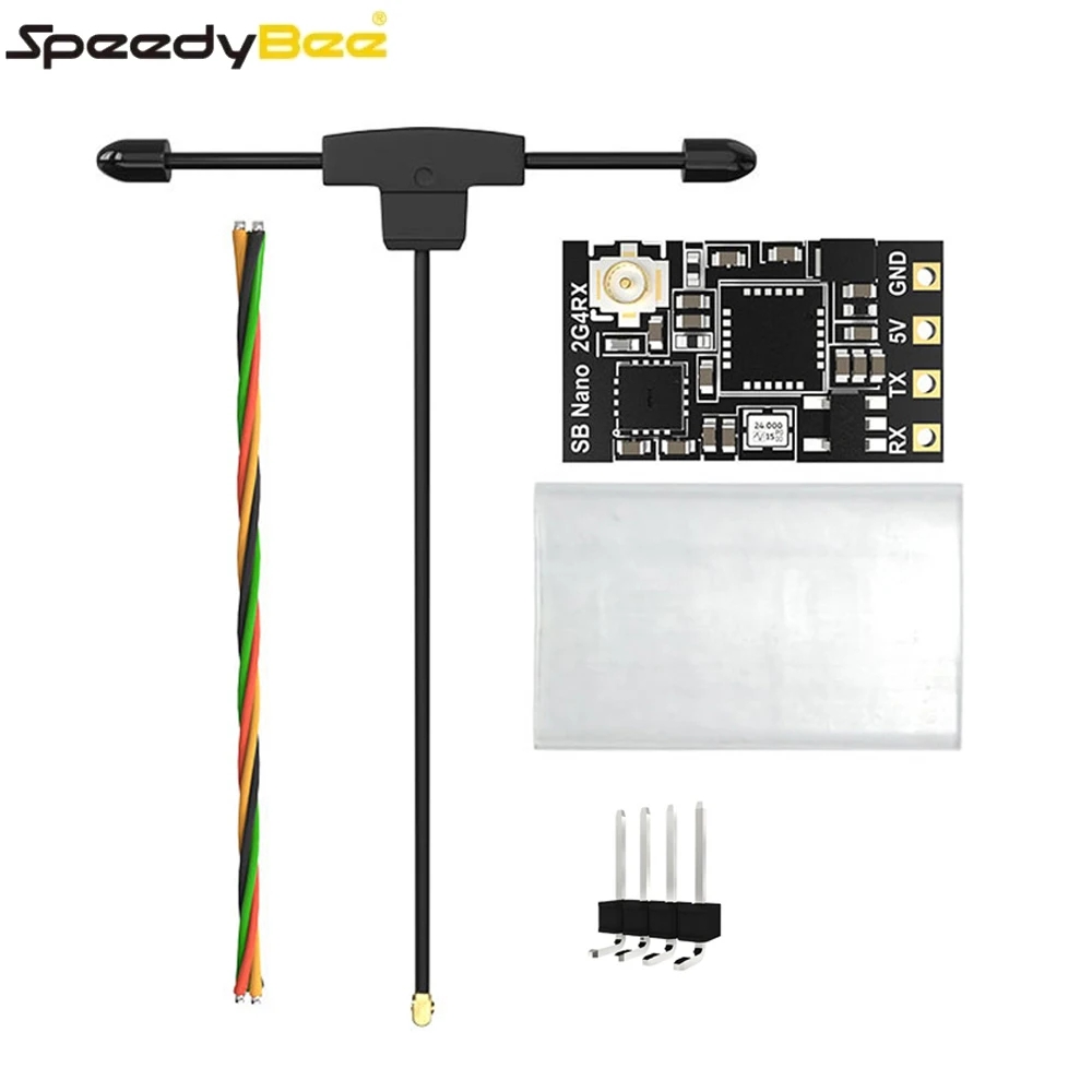 SpeedyBee Nano Dual Band 2.4GHz RX TCXO ELRS Ricevitore IPEX1 Spina a lungo raggio a bassa latenza per FPV Drone Modello RC