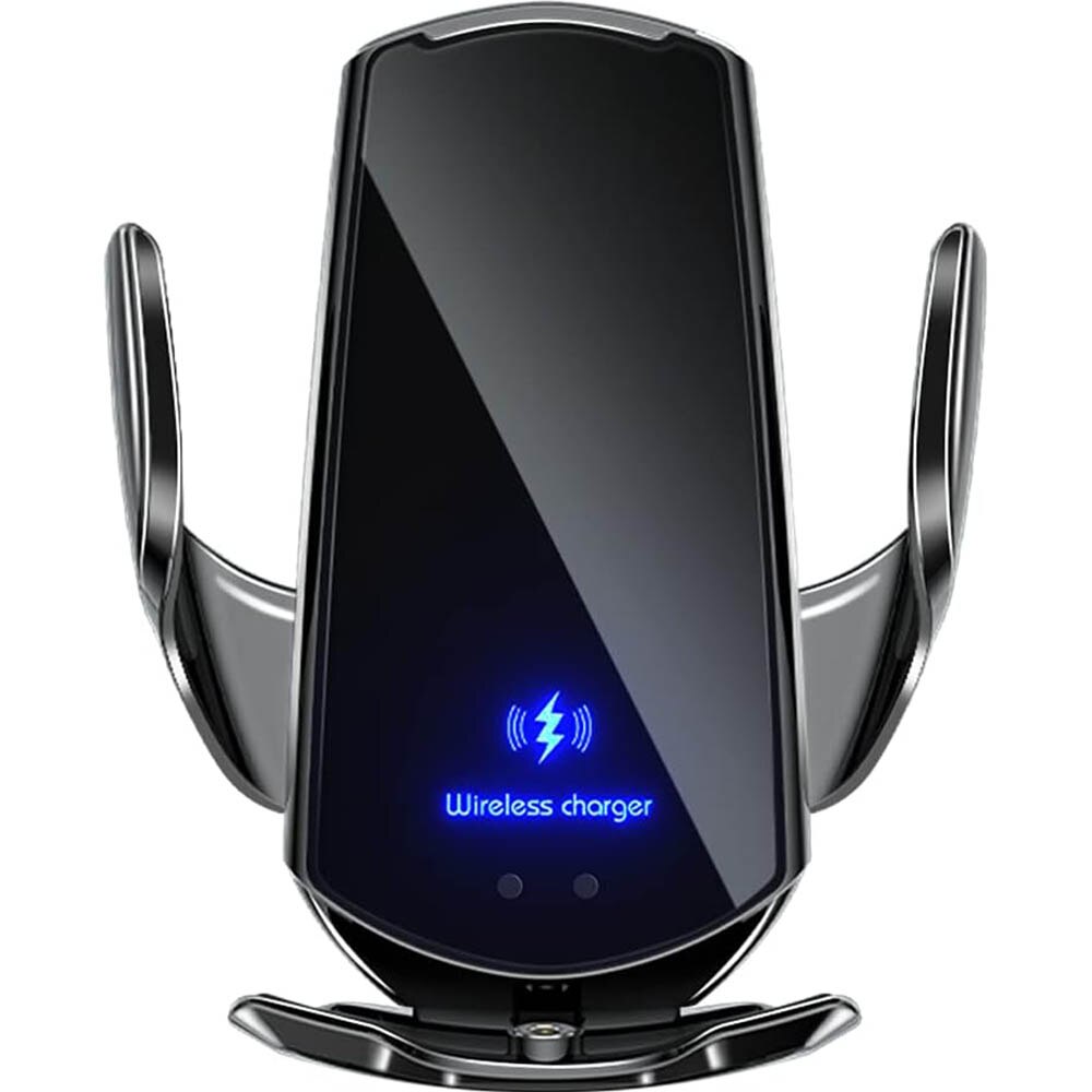 Q3 Smart Sensor Autotelefon Drahtloses Ladegerät 15 W Schnellladung Autoklemmende Autotelefonhalterung für iPhone und alle Qi ermöglicht Android