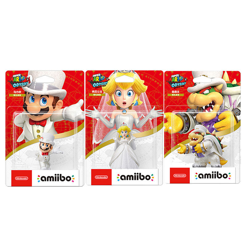 ARTSWIFT Amiibo Super Mario Odyssey Series Statuetta Peach Originale NFC Senza Restrizioni Regionali
