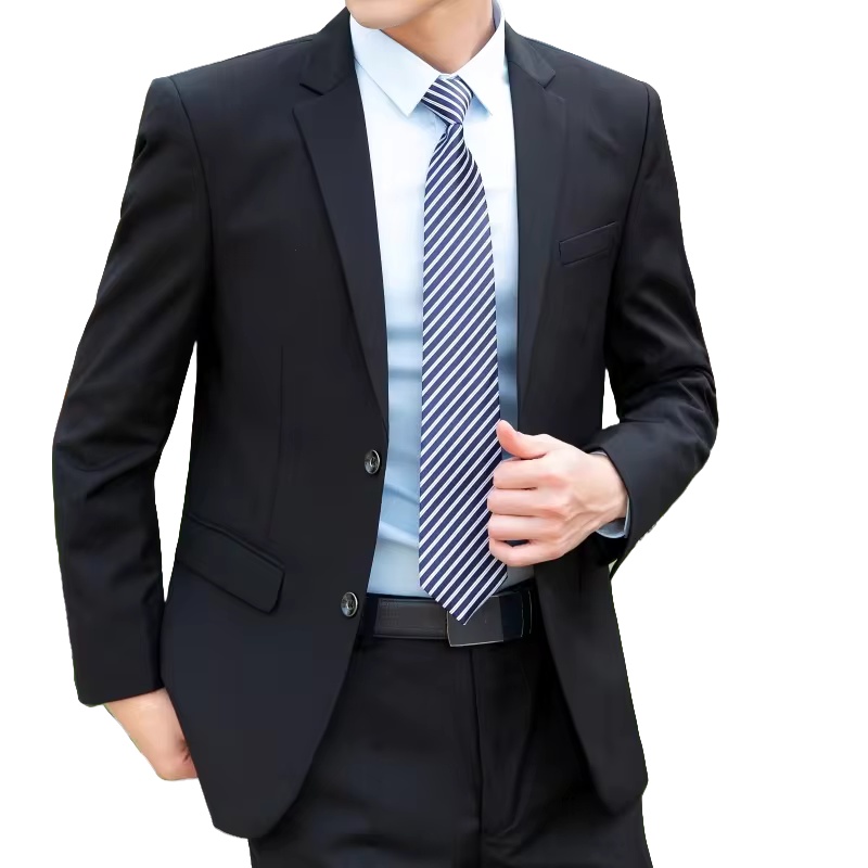 8XL スーツ (ブレザー + パンツ) ファッションビジネス紳士イタリアンスタイルスリムソリッドカラープロフェッショナルスーツ結婚式新郎ベストマンスーツ