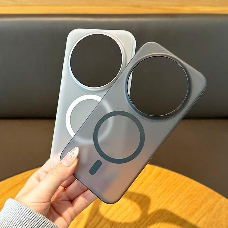 Untuk Xiaomi MI 17 Ultra Leica 15 14 Ultra Case Baru Magnetik Tipis PP Penutup Belakang Untuk Xiaomi Mi 17Ultra Shockproof Bumper Funda