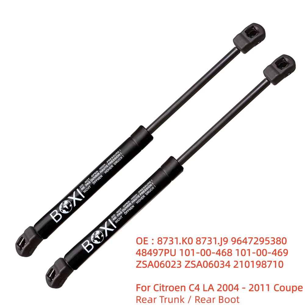 BOXI 2 Pezzi Ammortizzatori Posteriori a Gas per Bagagliaio 8731K0 8731J9 per Citroen C4 LA 2004 - 2011 Coupé