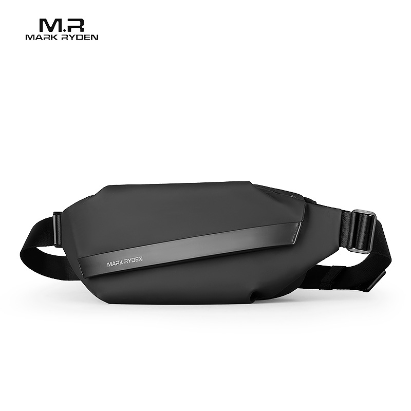 Sac de Poitrine Homme Mark Ryden – Sac Banane en Nylon Haut de Gamme Tendance Antivol – Sacoche Bandoulière de Luxe pour Homme – Sacs de Taille de Marque pour Homme