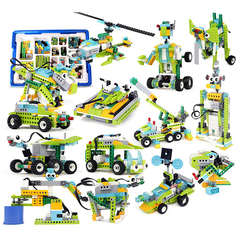 Nuevo Steam de construcción robótica WeDo de 4. a generación para Scratch 3,0 Core Set bloques de construcción ladrillo técnico juguete educativo