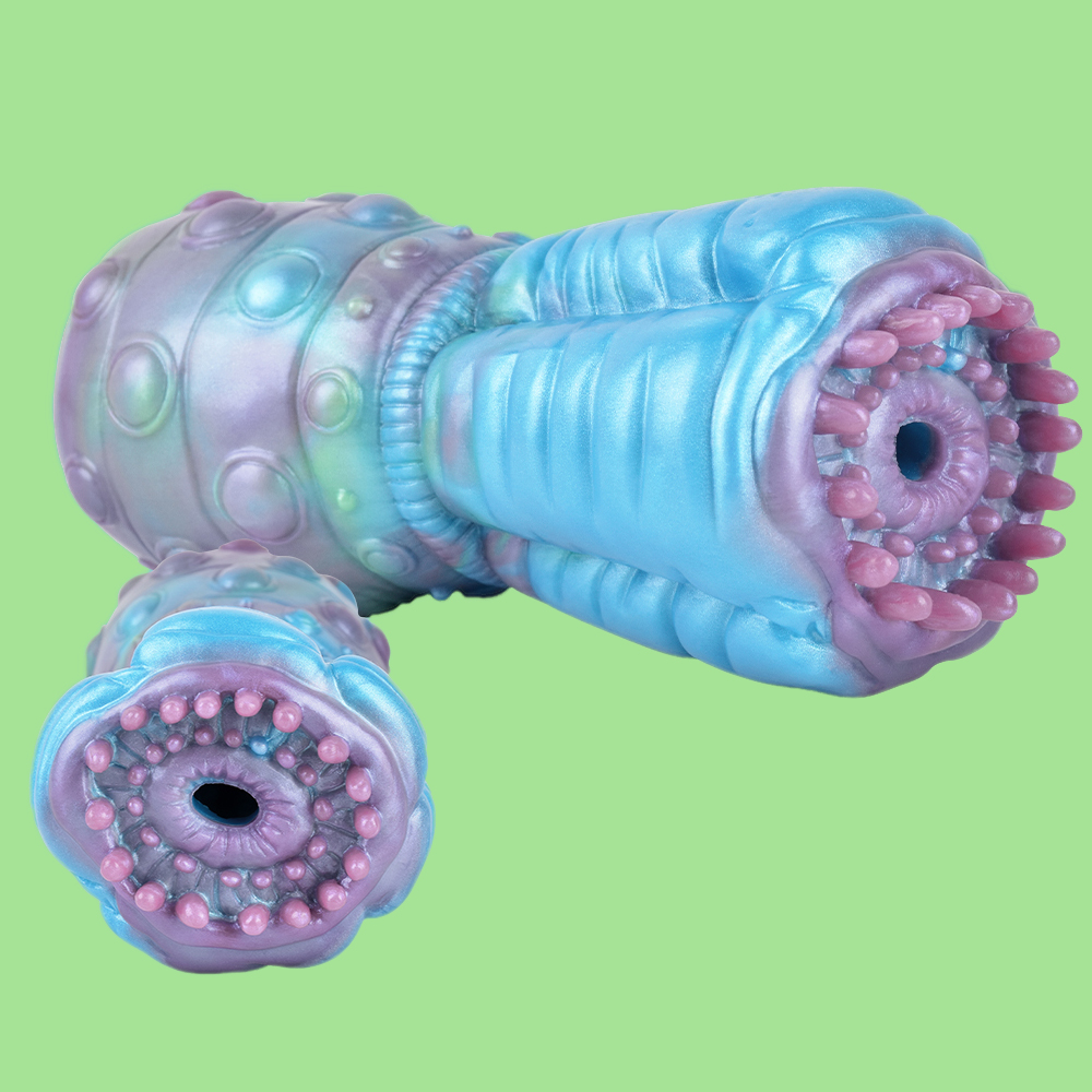 GEEBA Animal Sand Mallow-Fantasy Silicone Ocean Creature Pussy Sex Toy for Men Male Masturbator Penis Stroker Realistic Vagina