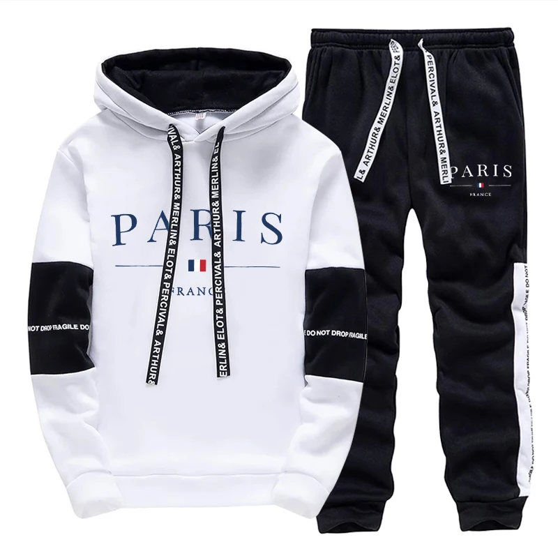 Felpe con cappuccio felpe per uomo pantaloni sportivi versatili moda abbigliamento sportivo di alta qualità autunno inverno comodo abbigliamento quotidiano